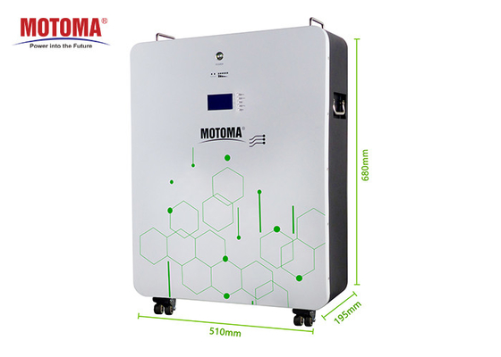 Установленная стеной батарея 10kwh 48V 200Ah LiFePO4 для солнечной системы решетки жилой