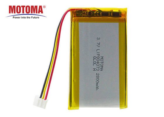 Батарея плотности высокой энергии батареи 3.7V 2800mah Lipolymer