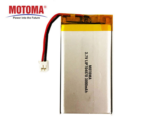Батарея 3000mah 3.7V полимера лития большой емкости 500 раз задействует жизнь