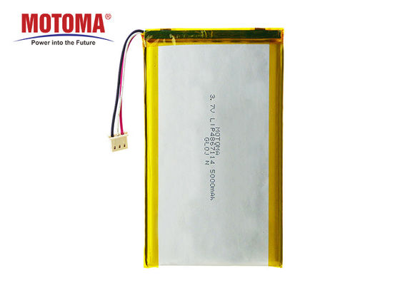 Облегченная батарея отслежывателя GPS, 3,7 сертификат батареи UL1642 v 5000mah Lipo