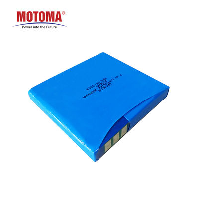 500 раз батарея машины POS, двойной сертификат BIS батареи обломоков 2600mah Lipo IC