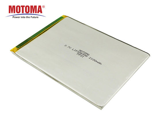 Батарея 3.0*69*98mm полимера лития батарей 3.7V 2100mAh Rechargable Motoma для приборов IOT подгоняла батареи