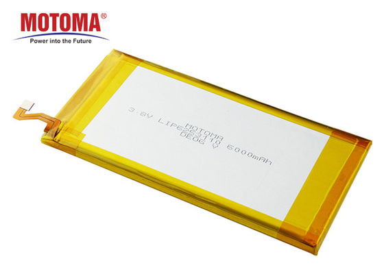 Высоковольтная батарея лития 6000mAh планшета с жизнью длительного цикла