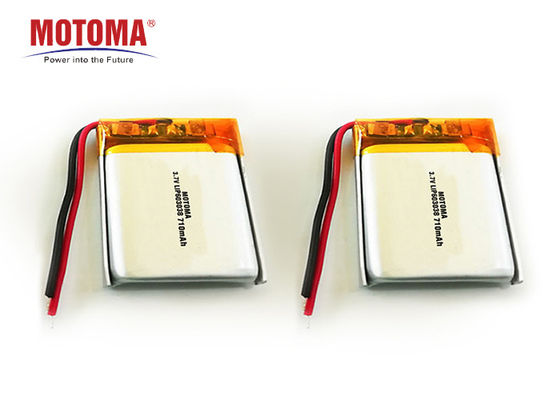 Высокотемпературная батарея прибора батареи 3.7V710mah 6.0*30*38mm полимера лития пригодная для носки