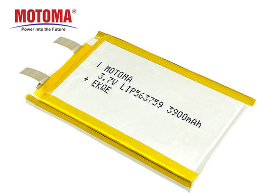 Подгонянный высокий блок батарей LIP563759-3.7V3900mAh Lipo последовательности с сертификатами