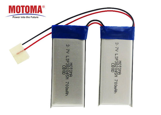 Перезаряжаемые высокотемпературная батарея LIP382045 3.7V 700mAh для прибора IOT
