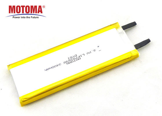 3.7V 3400mah Medical Lithium Battery With Wires And Connectors