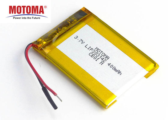 Ultra Slim Lithium Ion Battery 400mah For Lone Worker Device