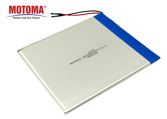 Large Capacity Tablet Lithium Battery 3400mAh Ternary Materials